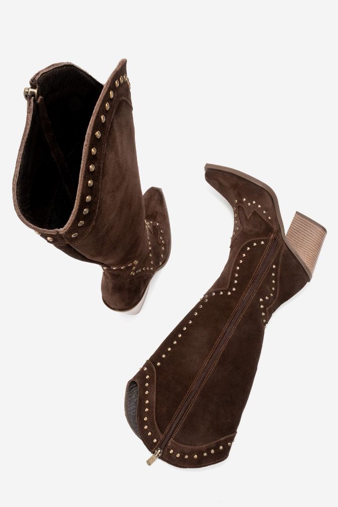 kadin-deri-zimba-detayli-western-cizme-KAHVE SUET-HKN1608-0101783_0